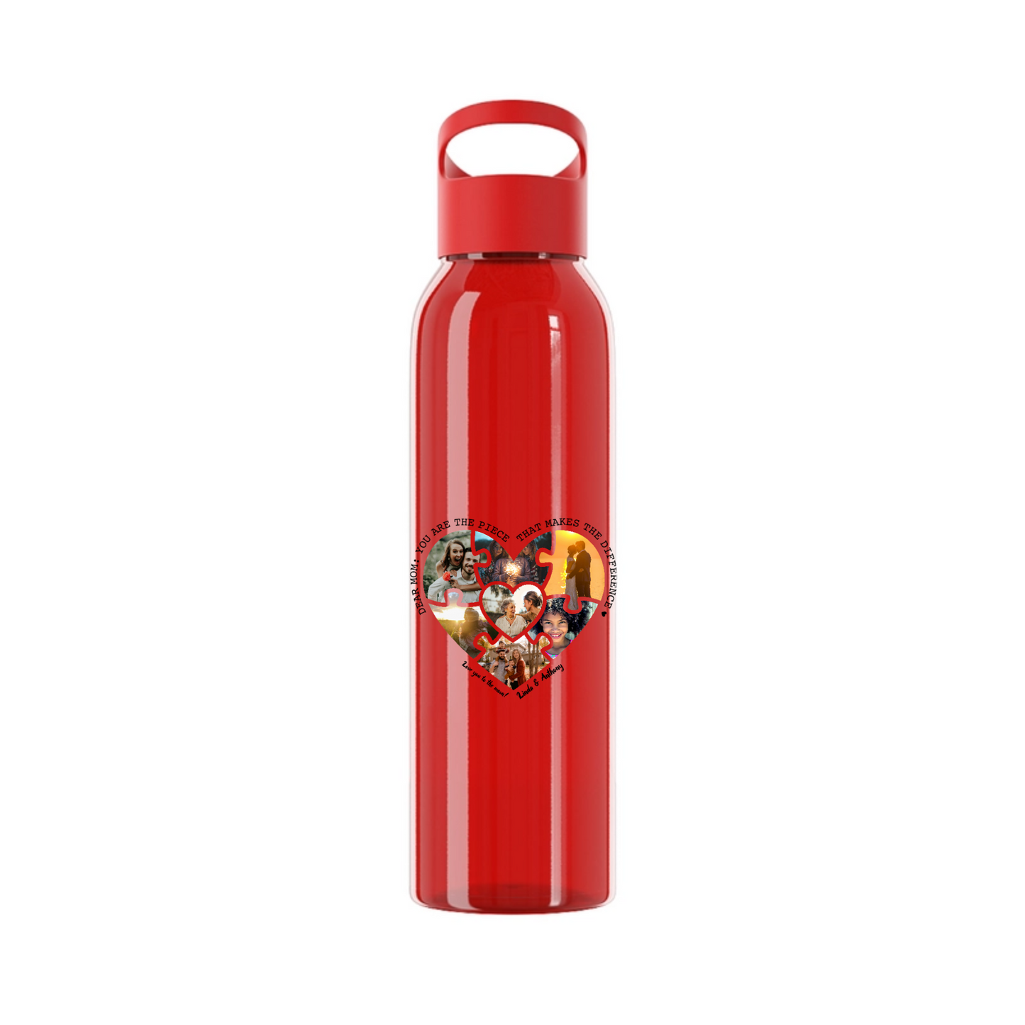 Muttertag Bild Upload Wasserflasche 650 ml