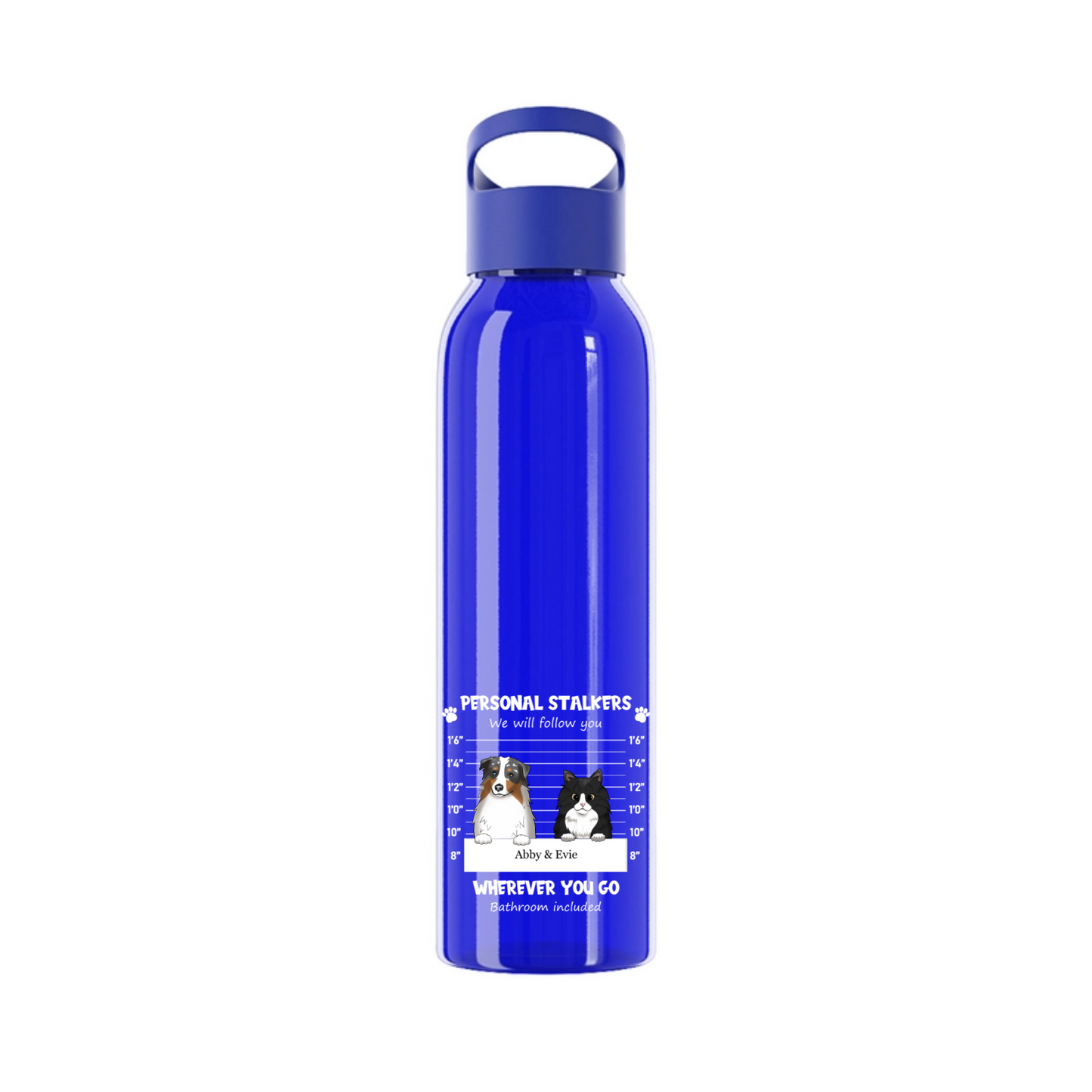 Persönlicher Stalker Wasserflasche 650ml