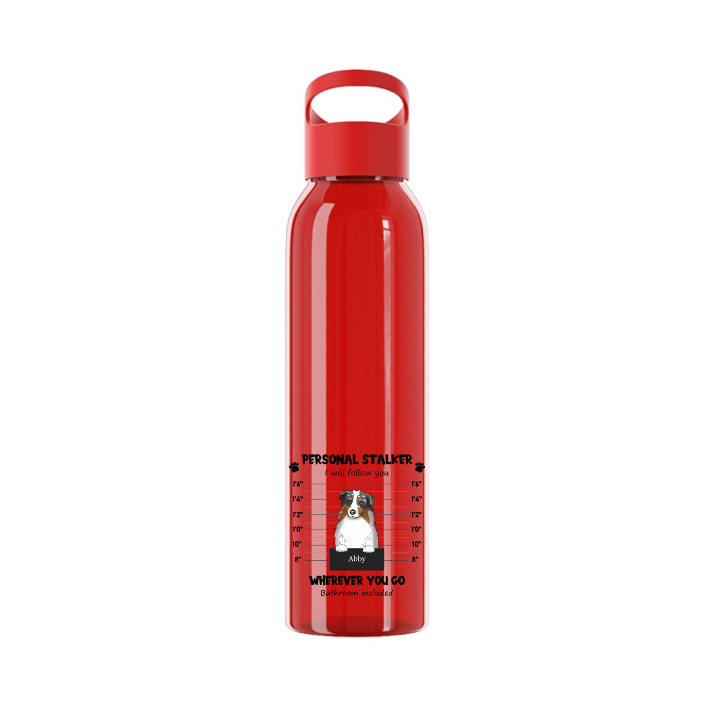Persönlicher Stalker Wasserflasche 650ml