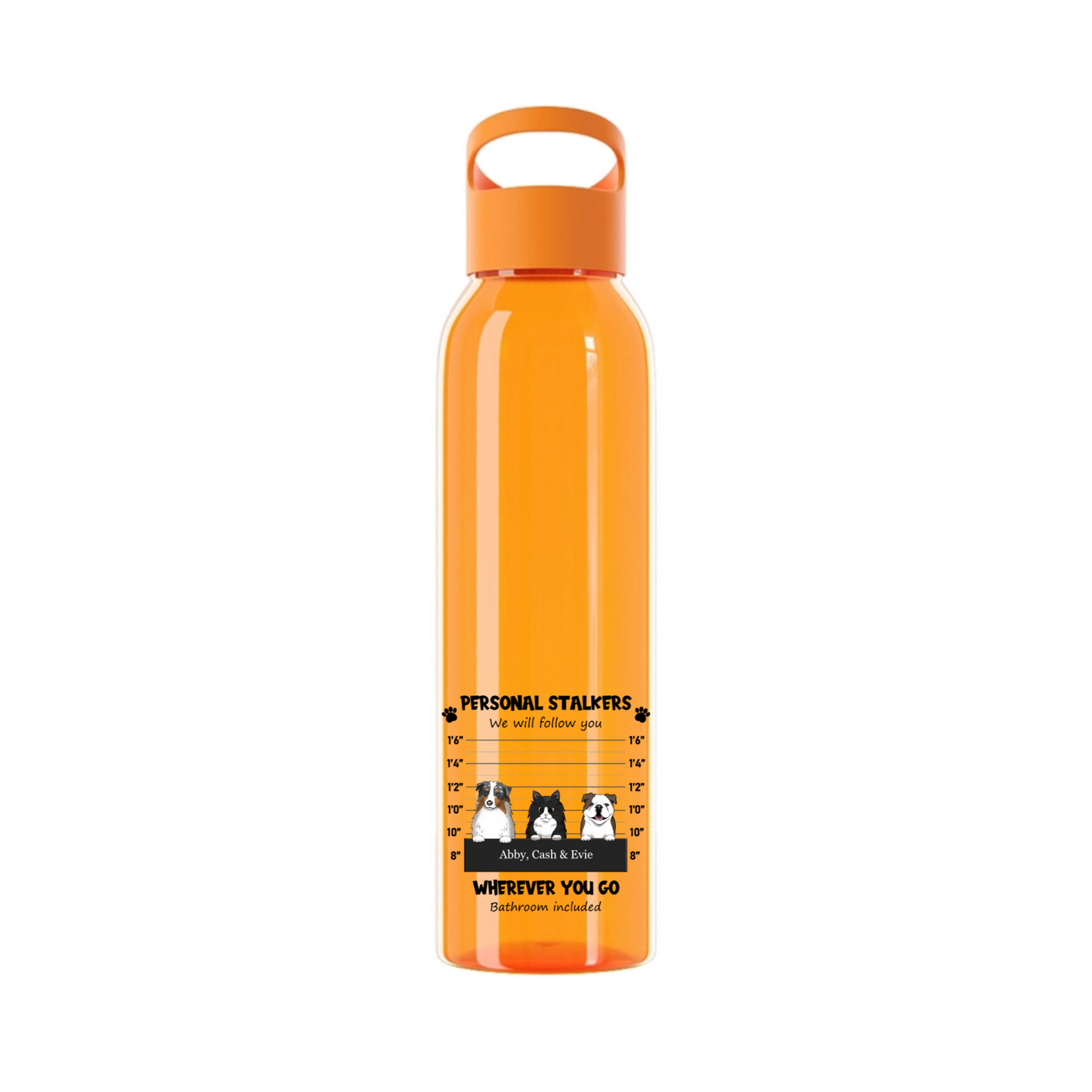 Persönlicher Stalker Wasserflasche 650ml