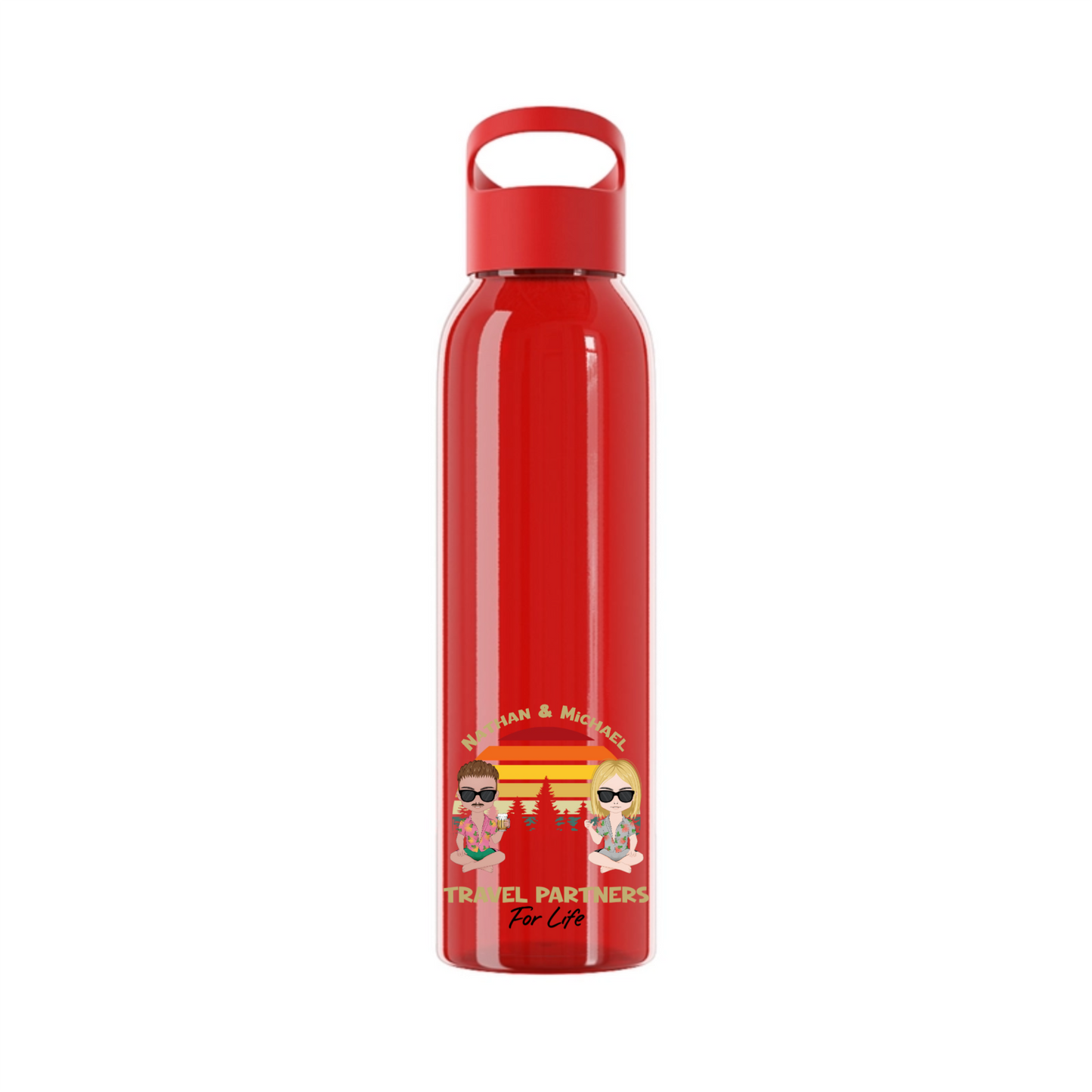 Reisepartner fürs Leben Wasserflasche 650 ml