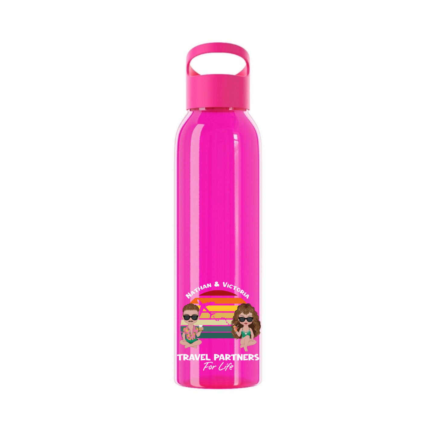 Reisepartner fürs Leben Wasserflasche 650 ml