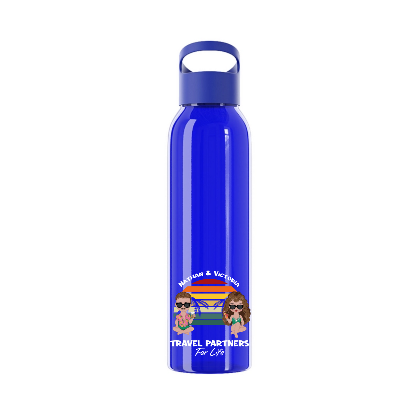 Reisepartner fürs Leben Wasserflasche 650 ml