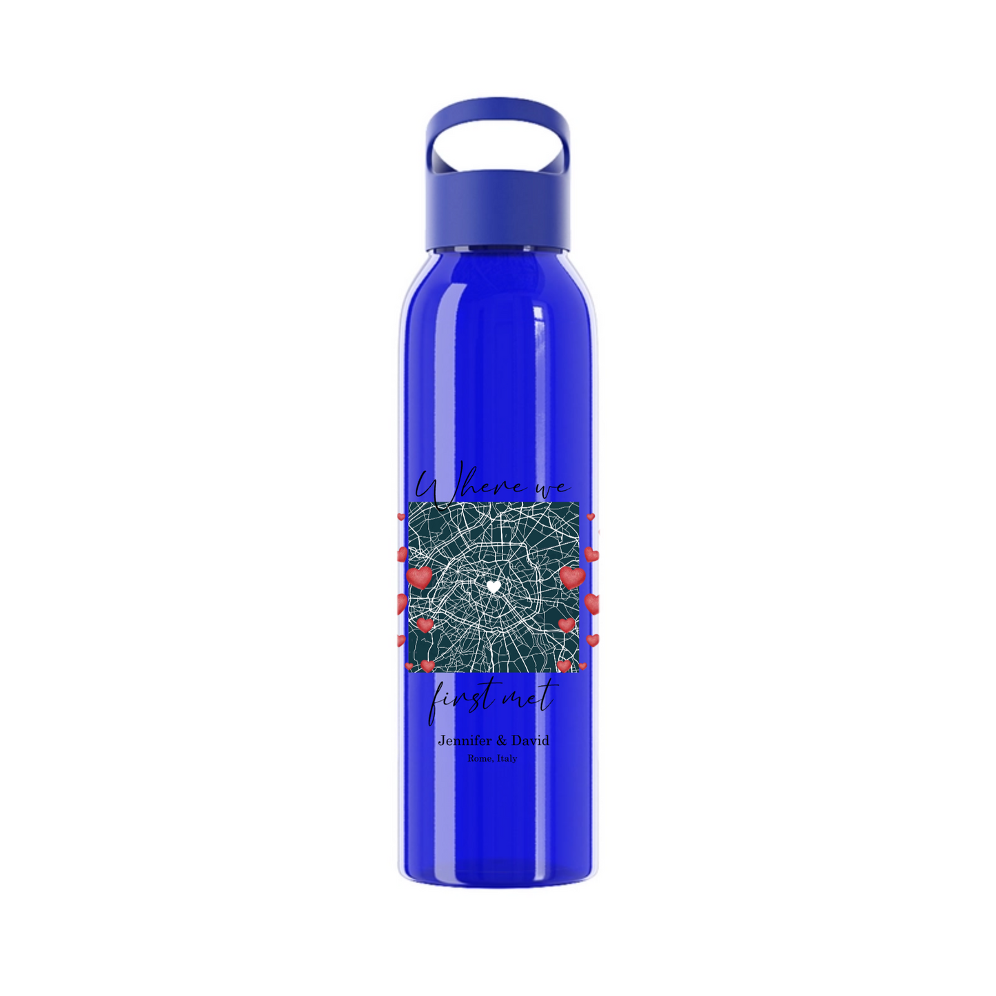 Wo wir uns zum ersten Mal trafen Wasserflasche 650 ml