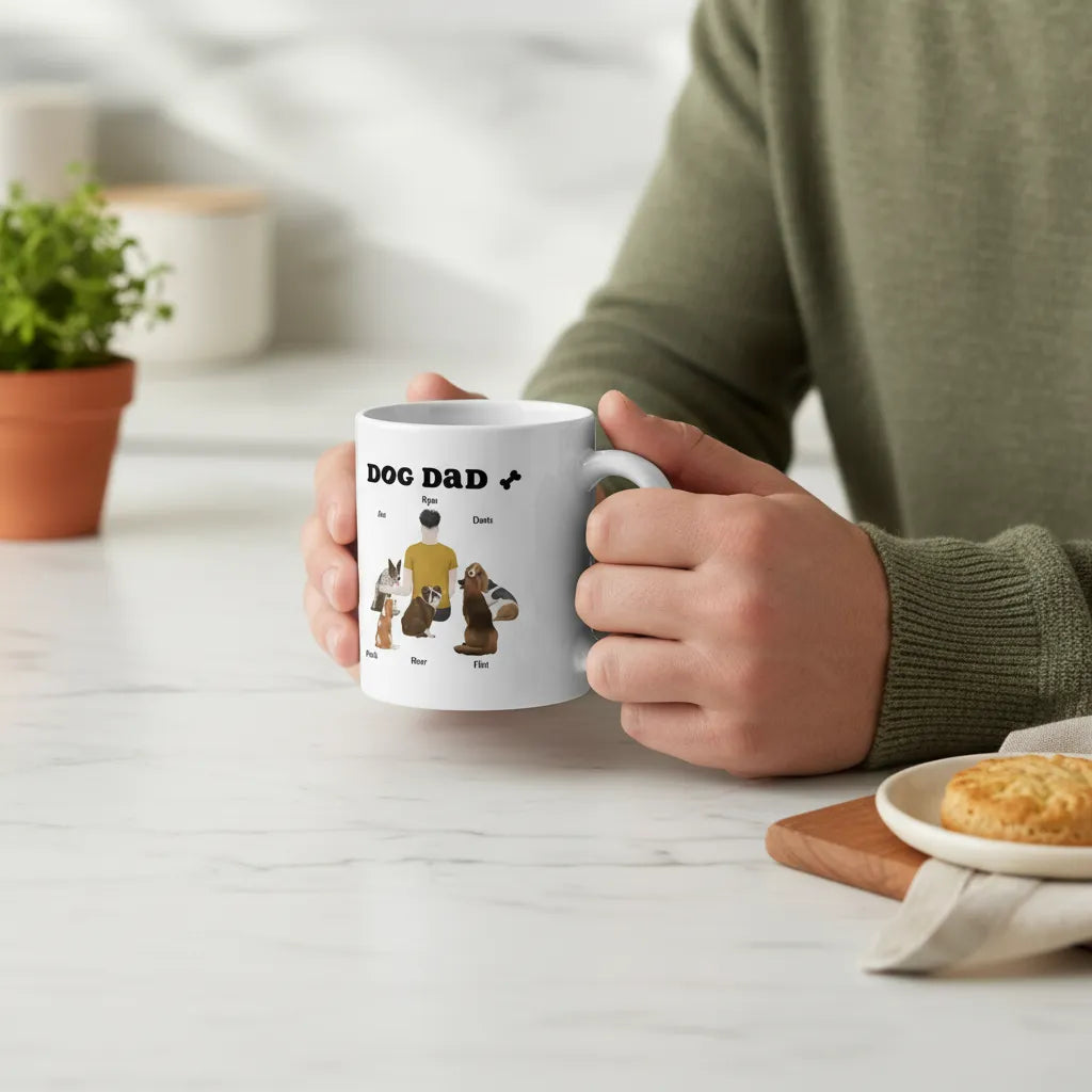 Hundepapa Keramiktasse