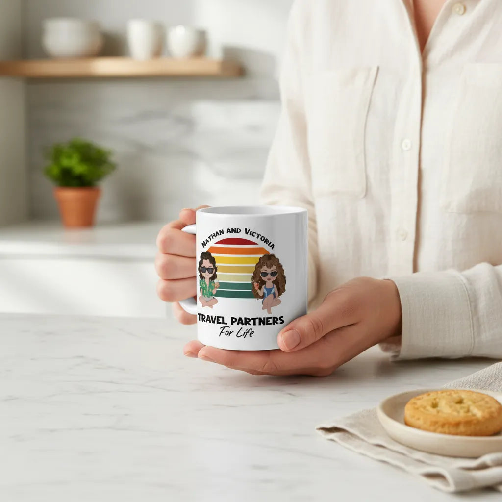 Reisepartner fürs Leben Keramiktasse