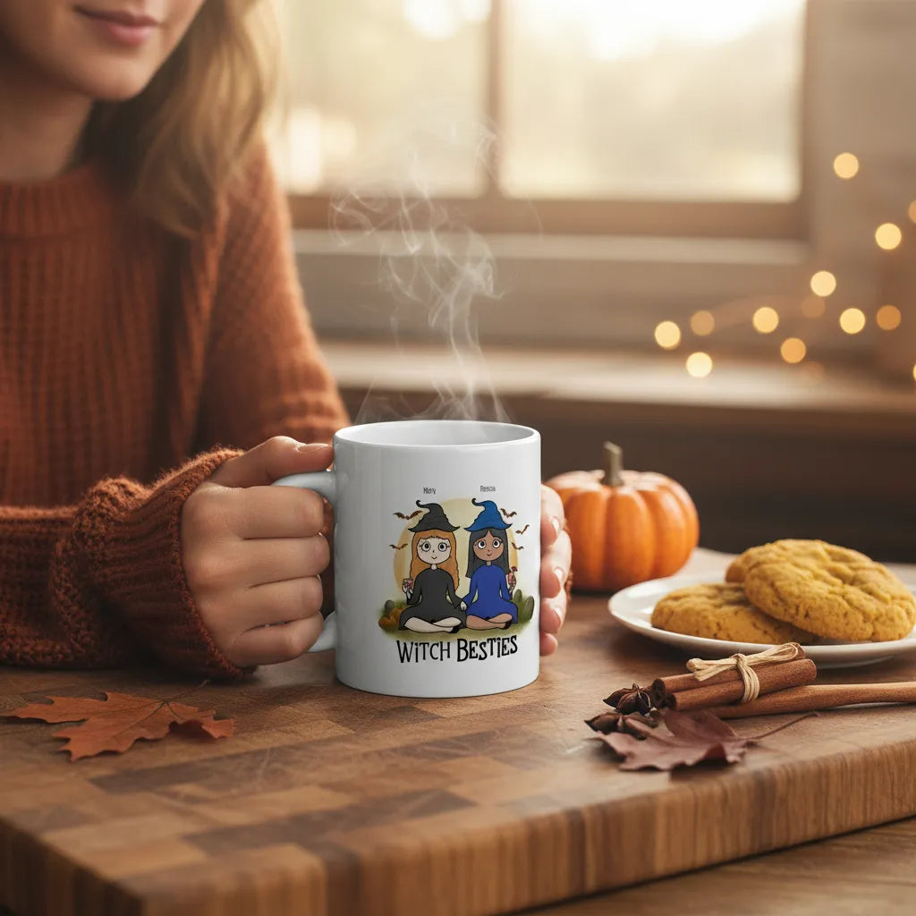 Hexenbesties Halloween Keramiktasse