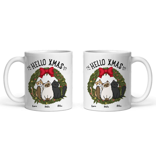 Hallo Xmas Weihnacht Keramiktasse