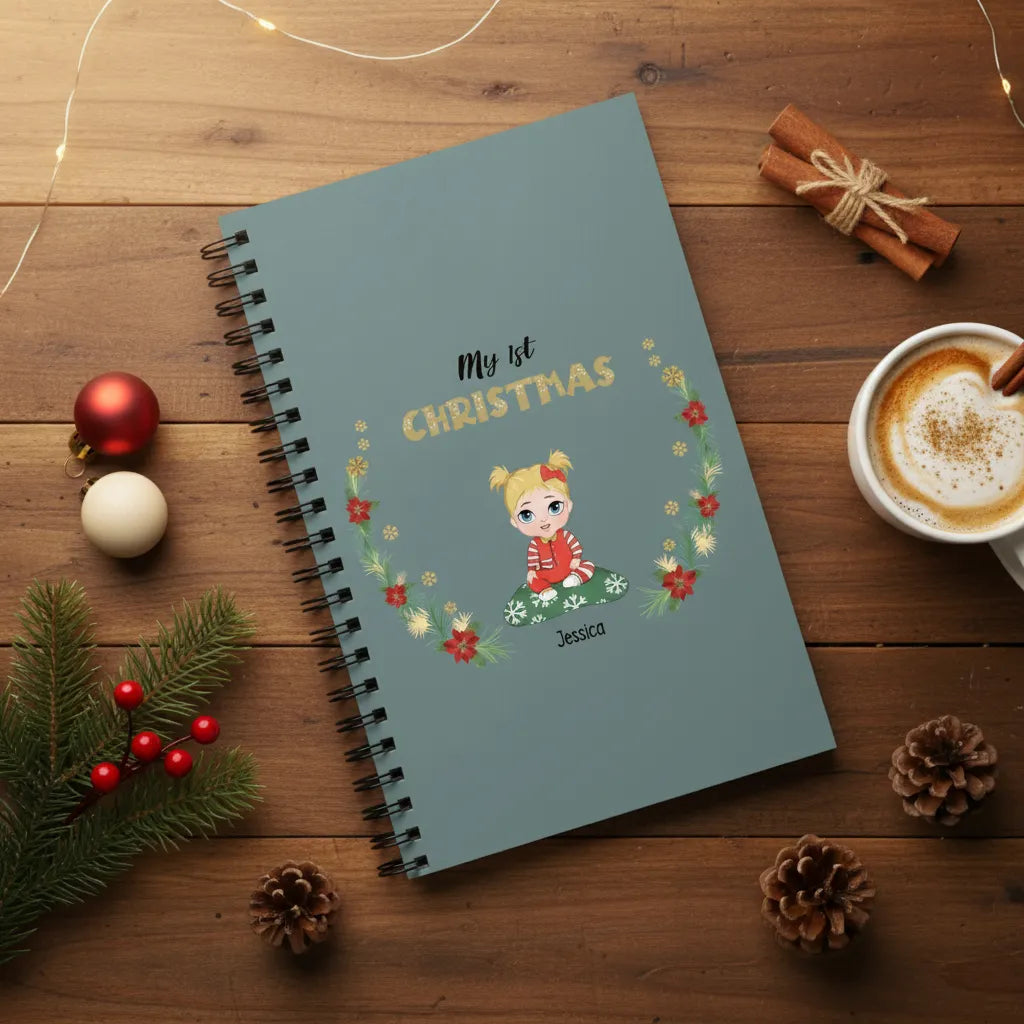 Mein erstes Weihnachten Spiralnotizbuch
