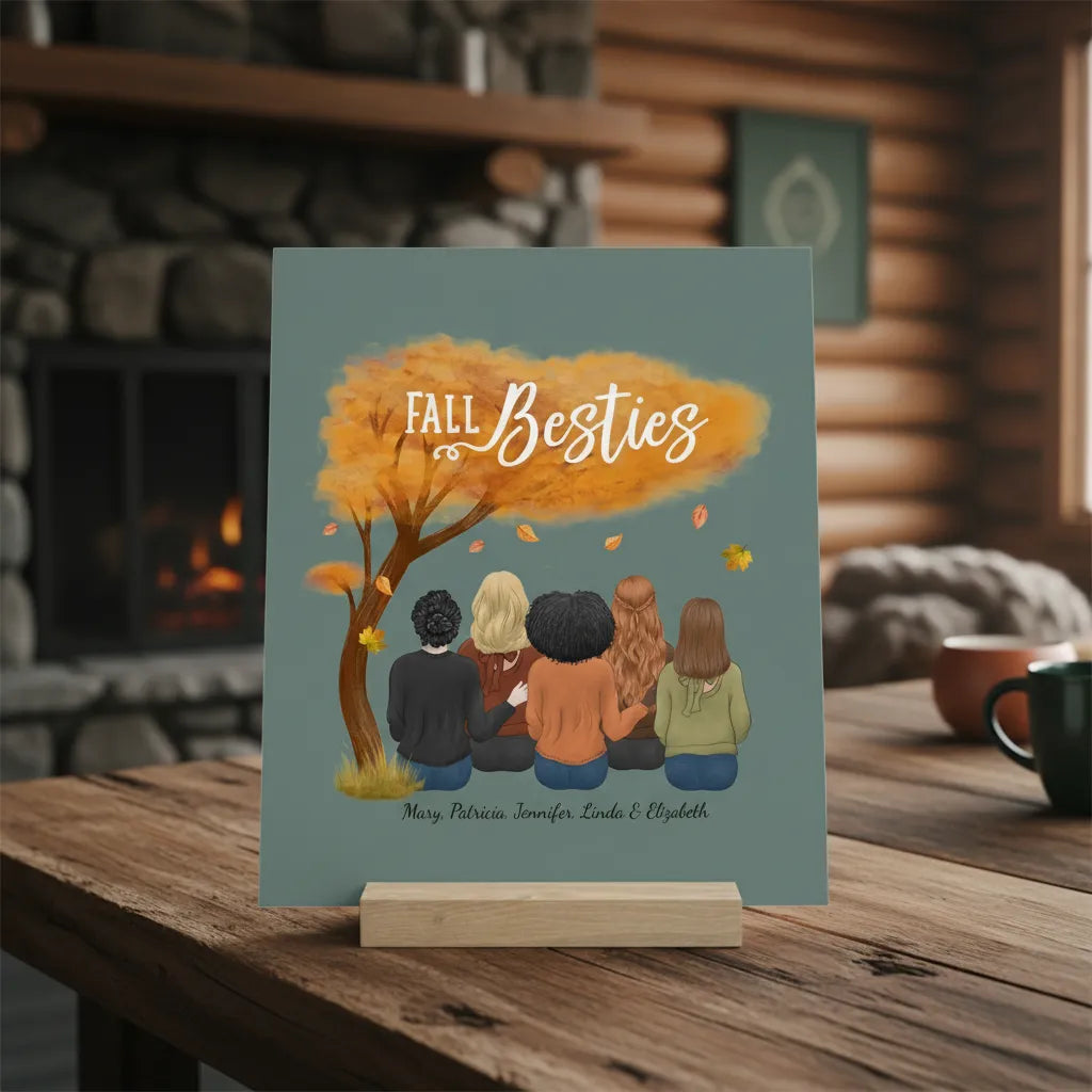 Herbst Besties Galerietafel mit Ständer