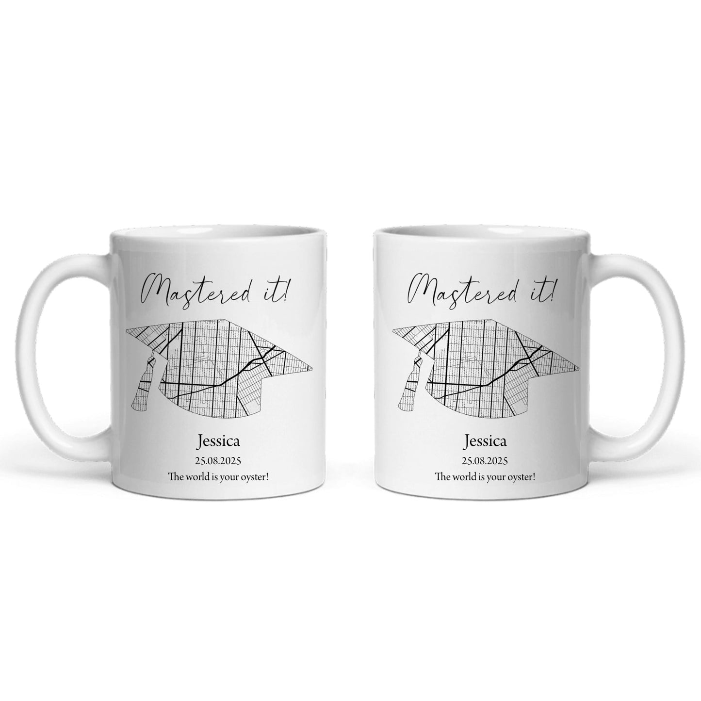 Gemeistert  Keramiktasse