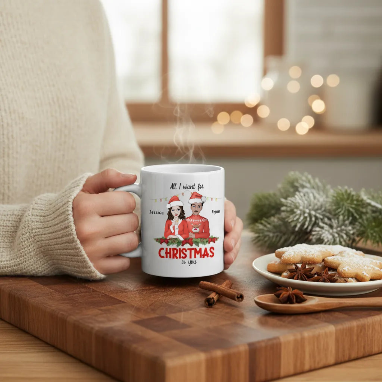 Alles was ich mir zu Weihnachten wünsche bist du Keramiktasse