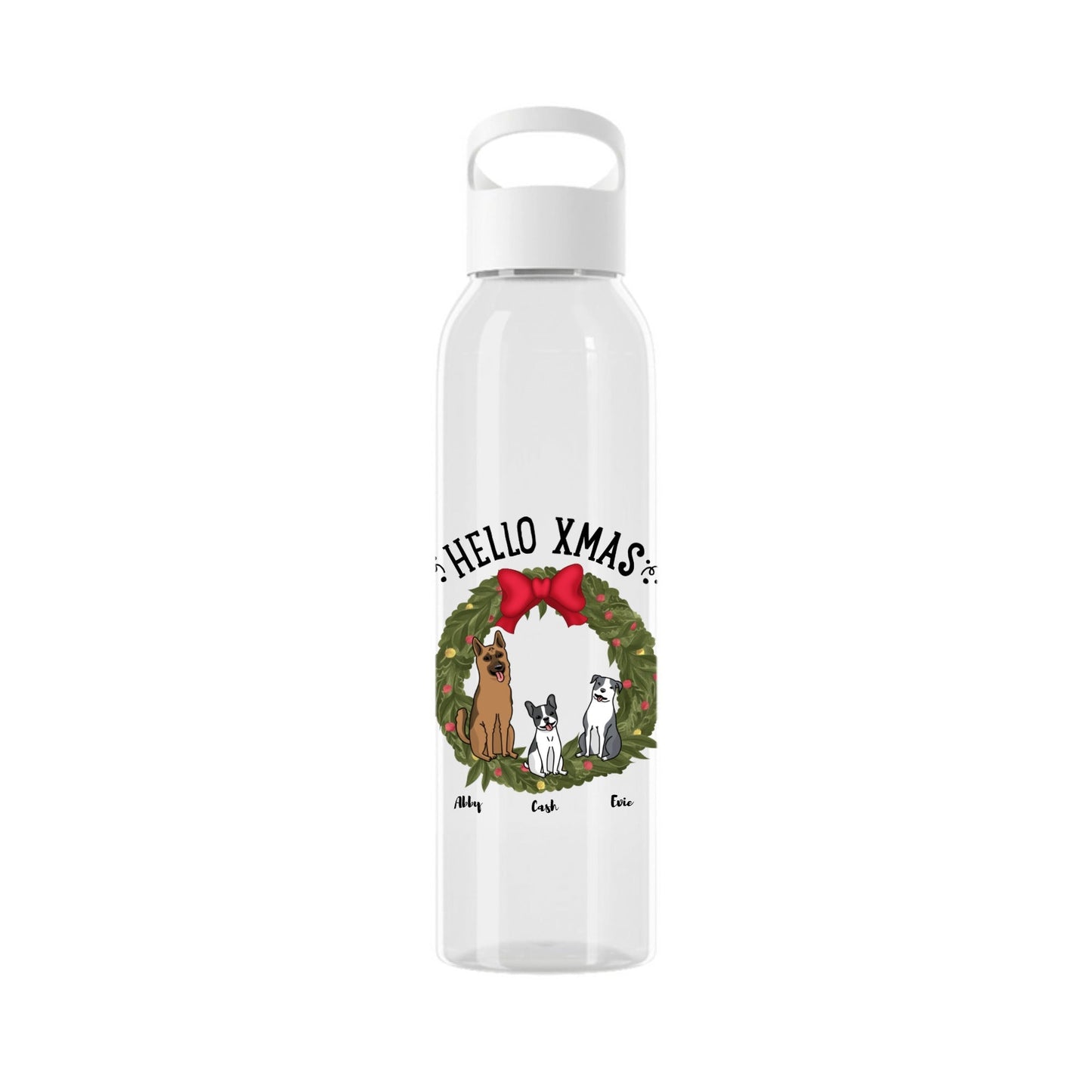 Hallo Xmas Weihnacht Wasserflasche 650 ml