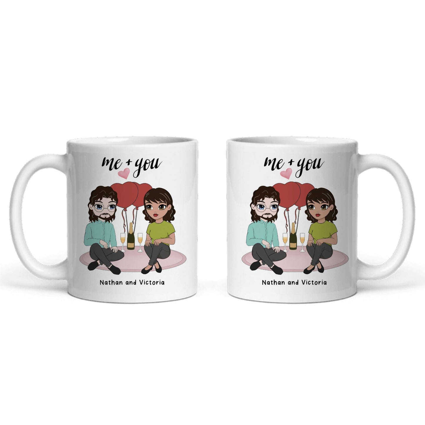 Ich + Du Keramiktasse