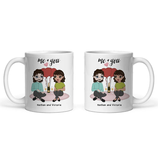 Ich + Du Keramiktasse