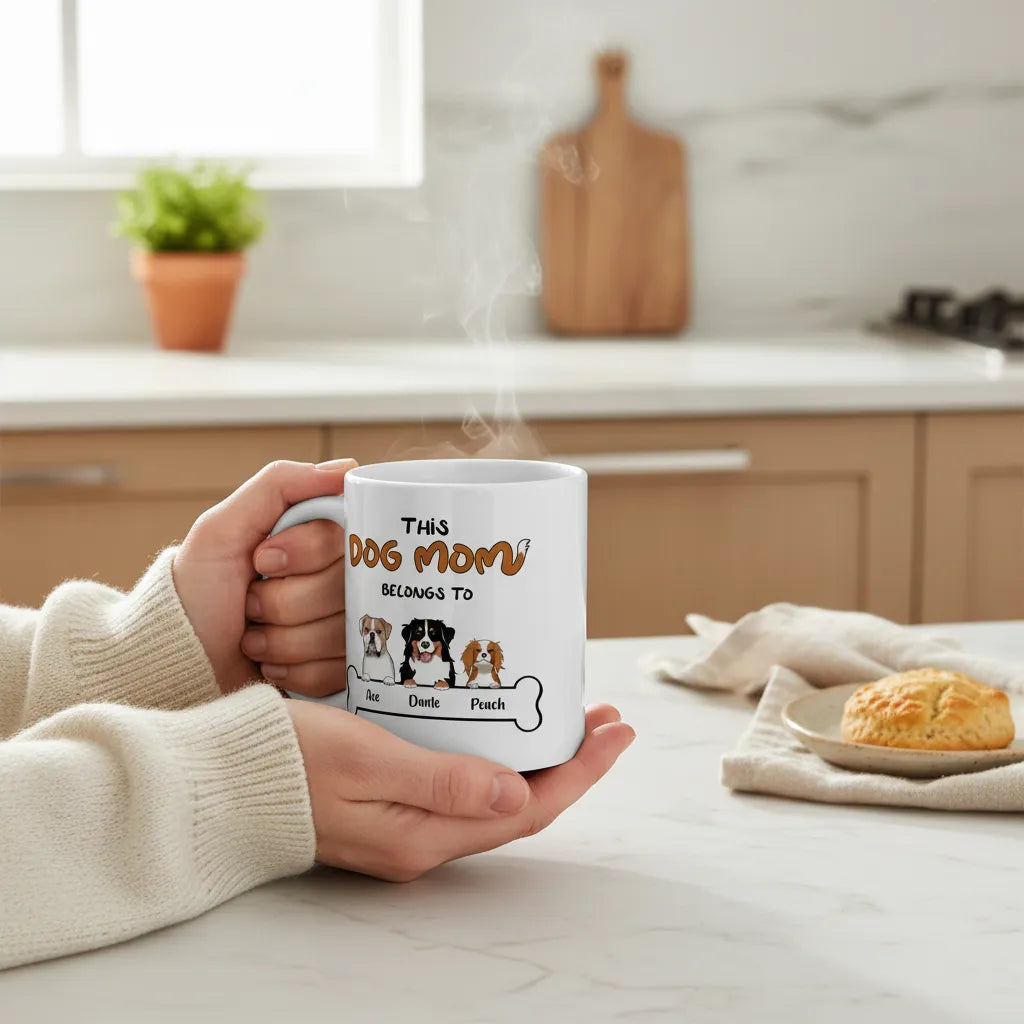 Diese Hundemama gehört zu Keramiktasse