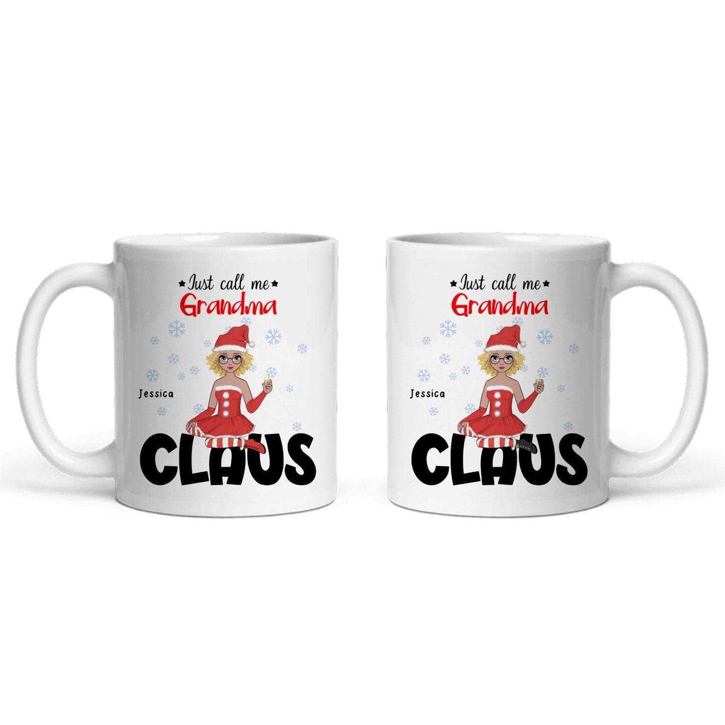 Nenn mich Oma Klaus Weihnacht Keramiktasse