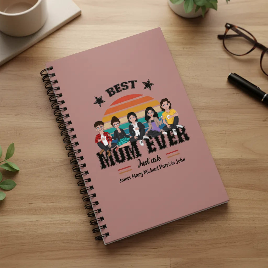 Beste Mama aller Zeiten Spiralnotizbuch