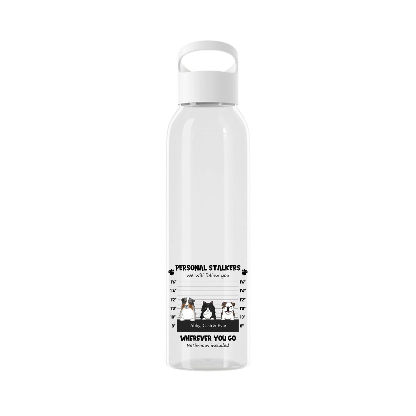 Persönlicher Stalker Wasserflasche 650ml