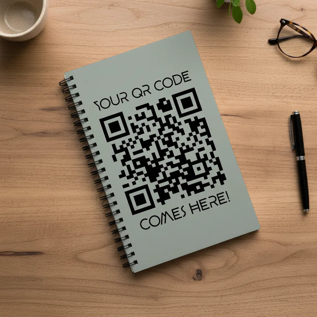 Dein QR Code Spiralnotizbuch