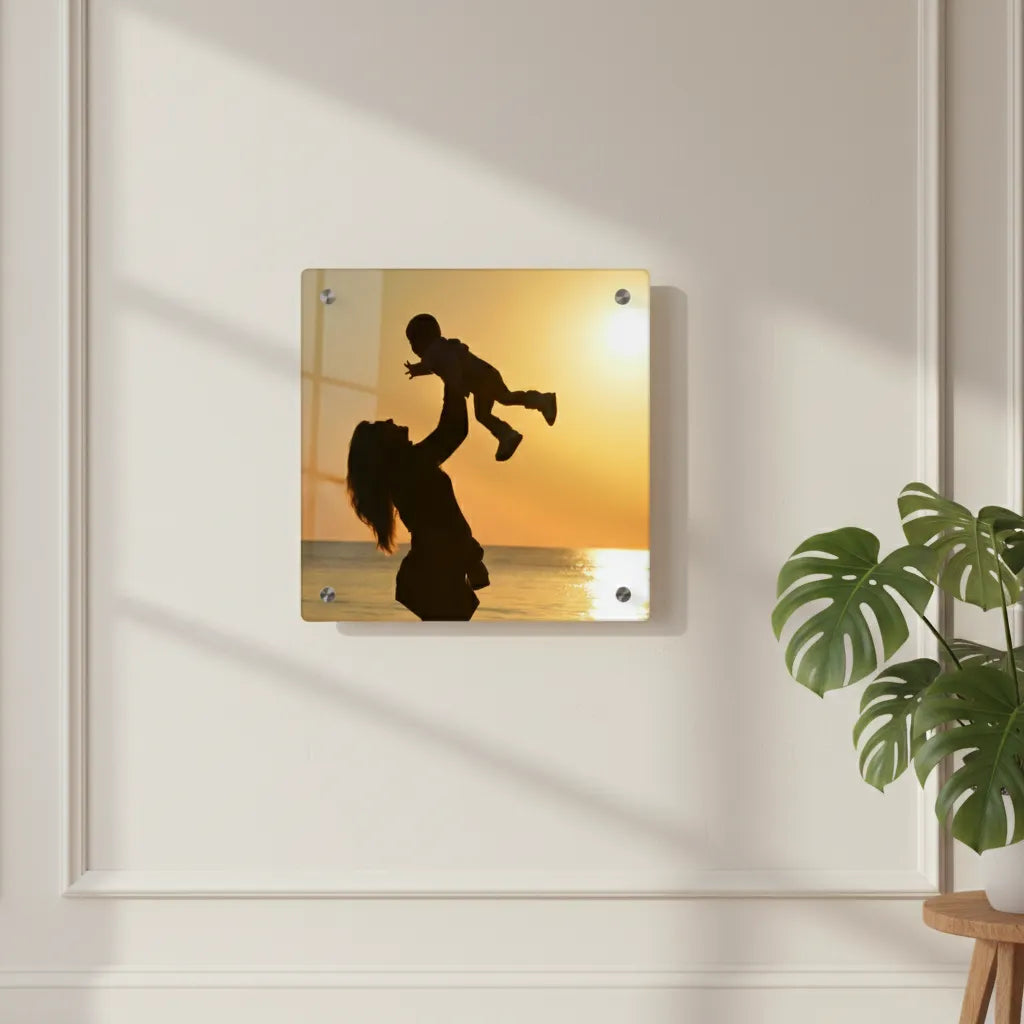 Bild Upload quadratisches Acryl Wandkunst Panel