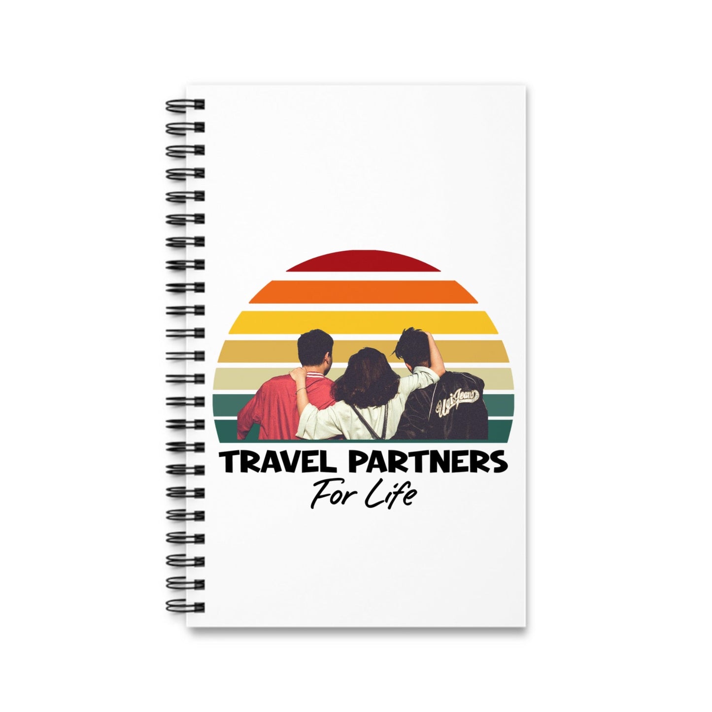 Reisepartner fürs Leben Spiralnotizbuch