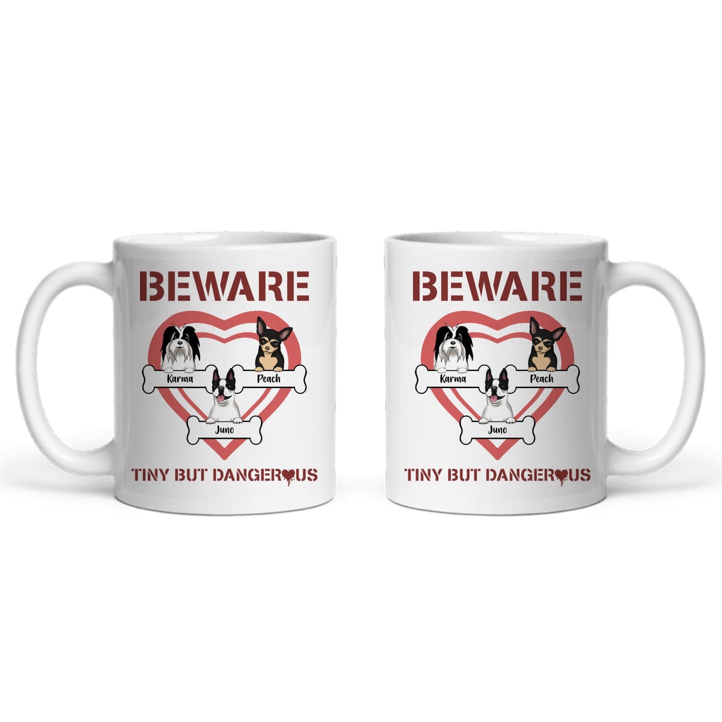 Vorsicht, klein aber gefährlich Keramiktasse
