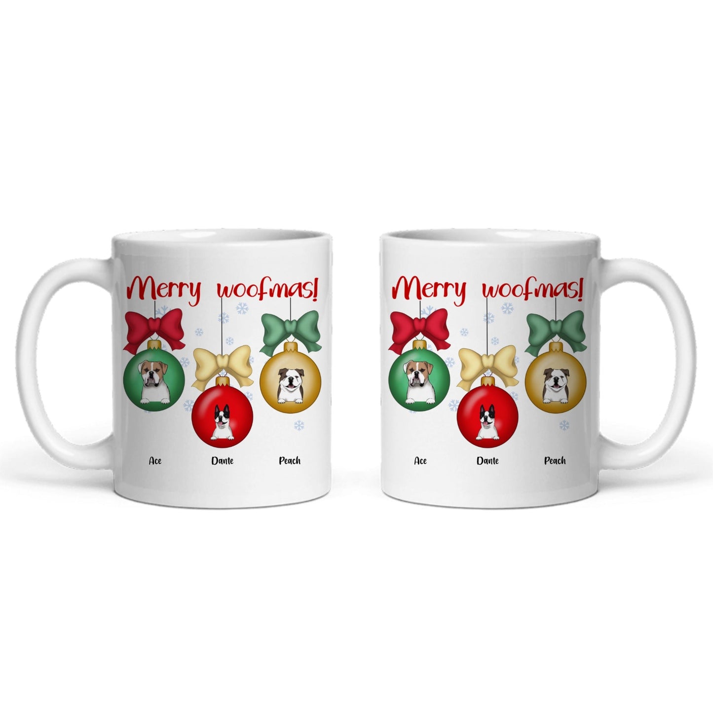 Frohe Woofnachten Weihnacht Keramiktasse