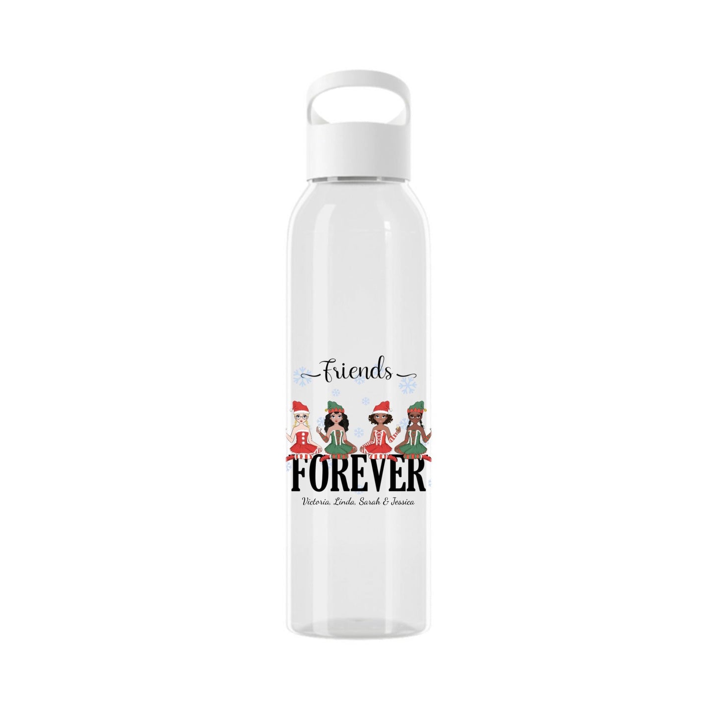 Freunde für immer Weihnacht Wasserflasche 650 ml