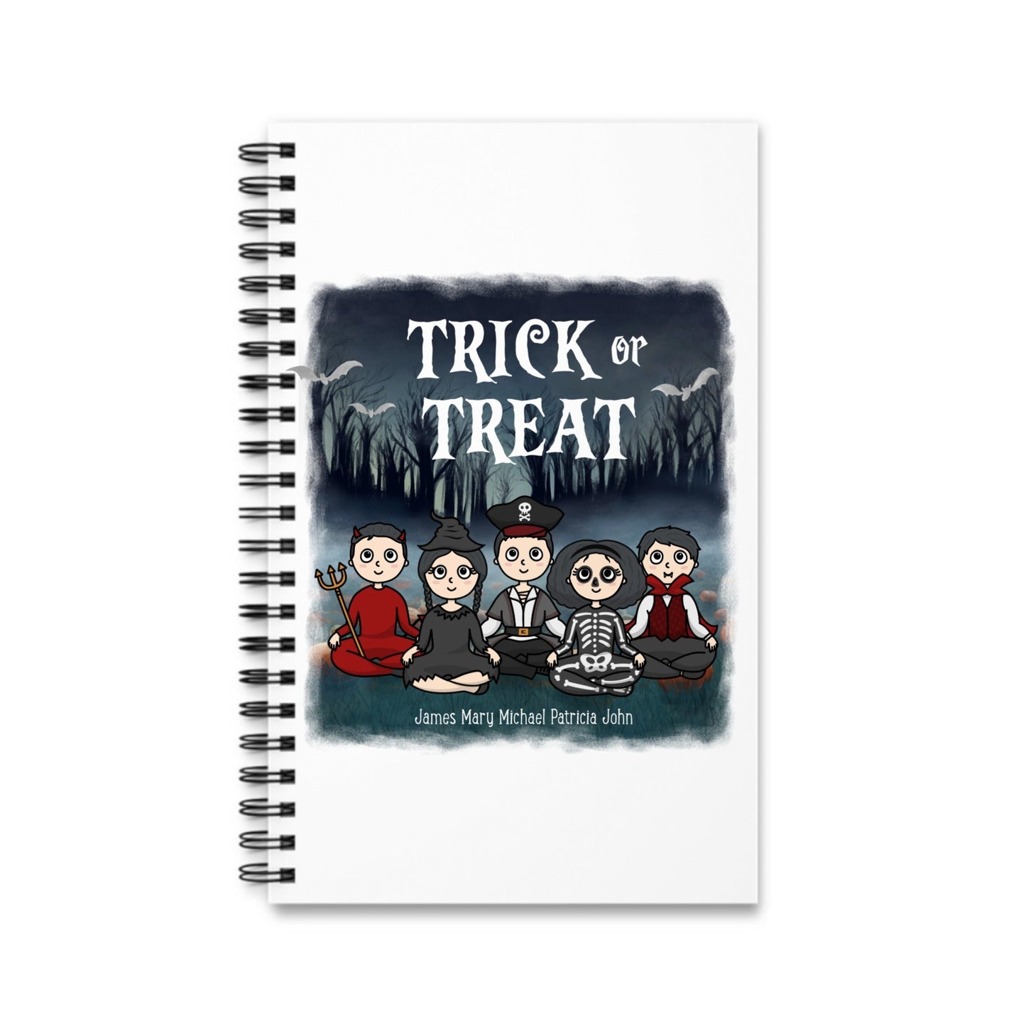 Süßes oder Saures Halloween Spiralnotizbuch