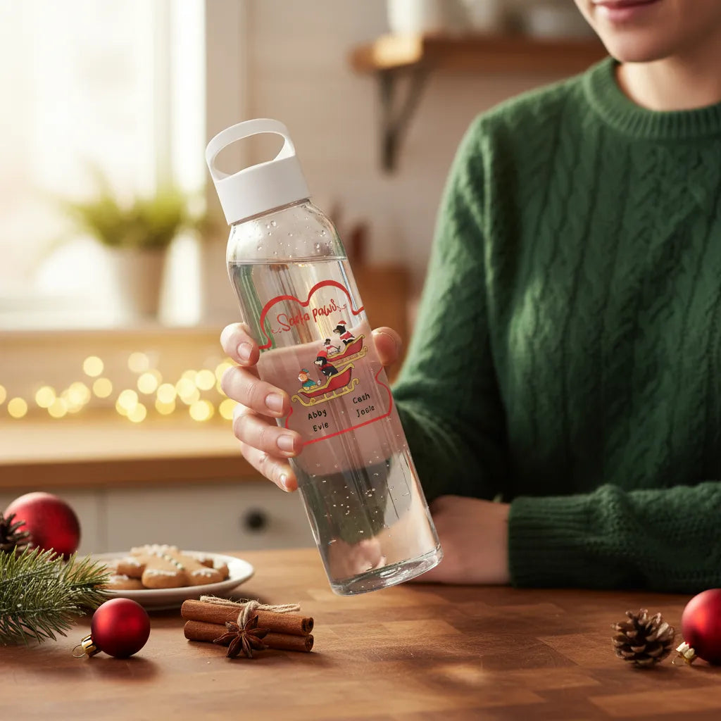 Weihnachtspfoten Wasserflasche 650 ml