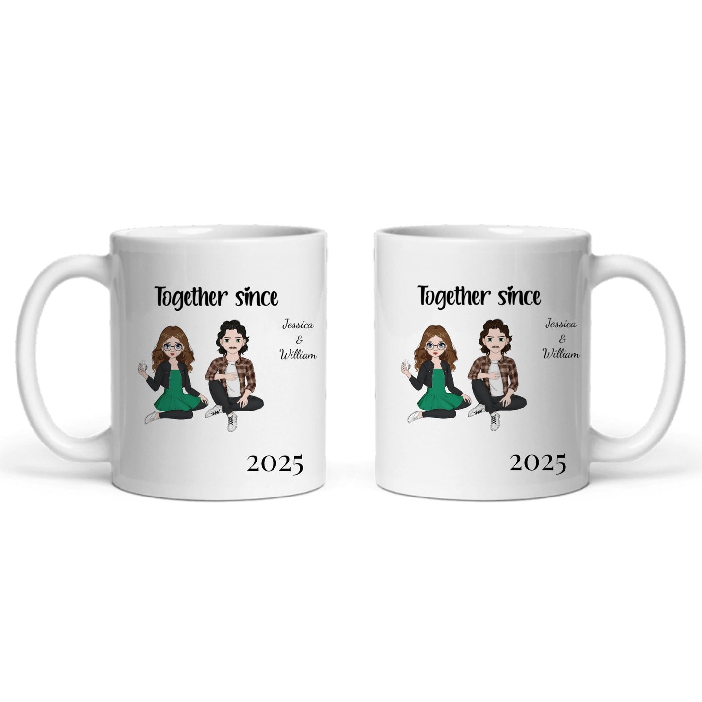 Zusammen seit Keramiktasse