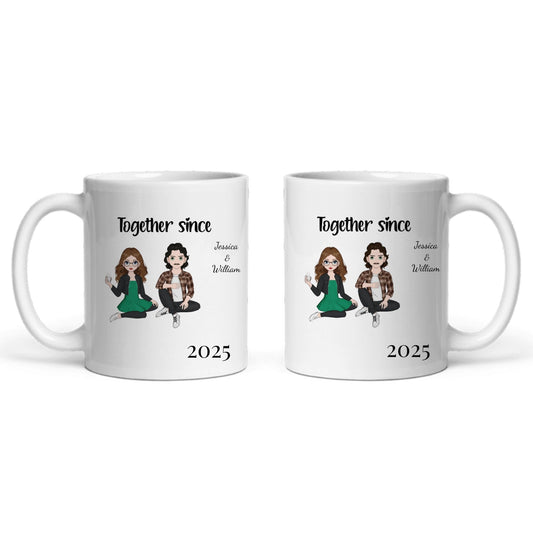 Zusammen seit Keramiktasse