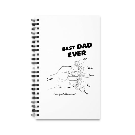 Bester Papa aller Zeiten Spiralnotizbuch