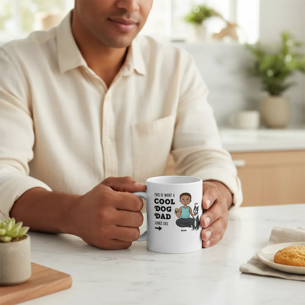 Cooler Hunde Papa Keramiktasse