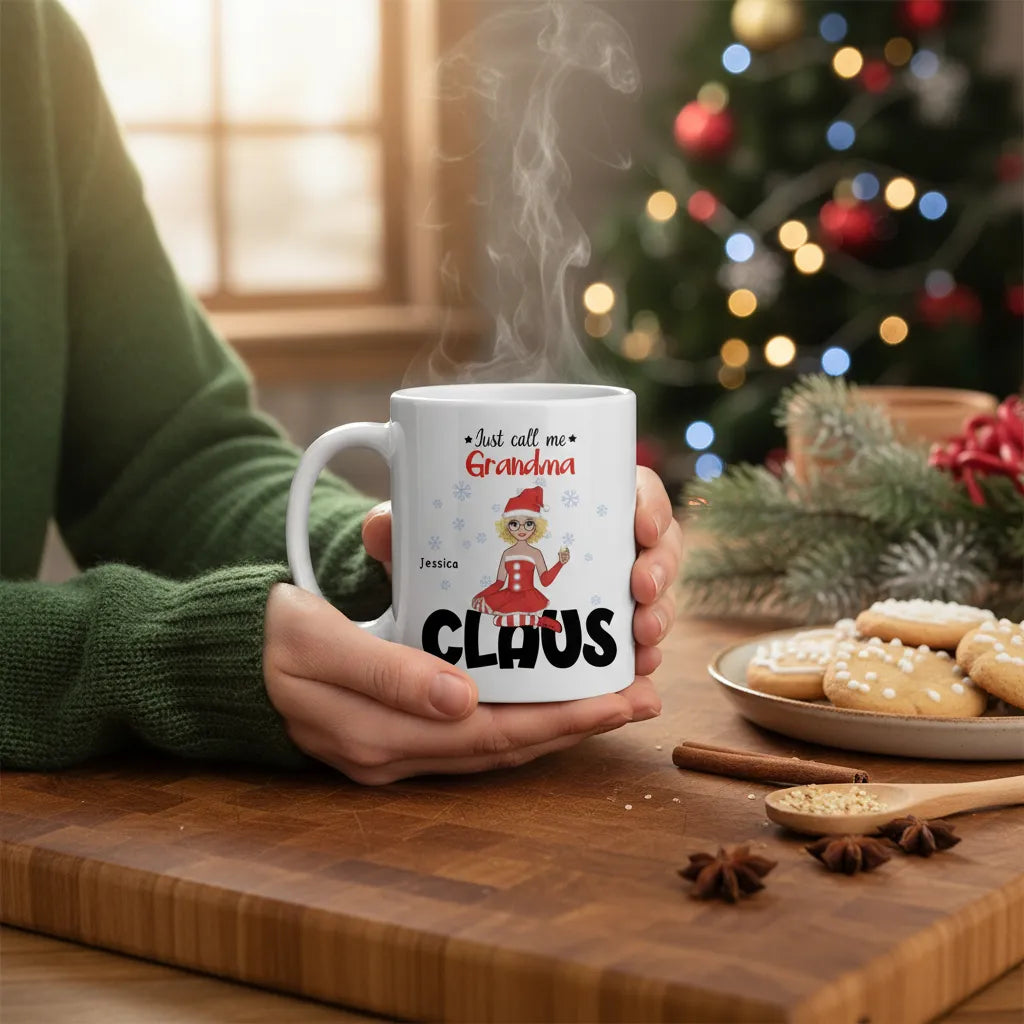 Nenn mich Oma Klaus Weihnacht Keramiktasse