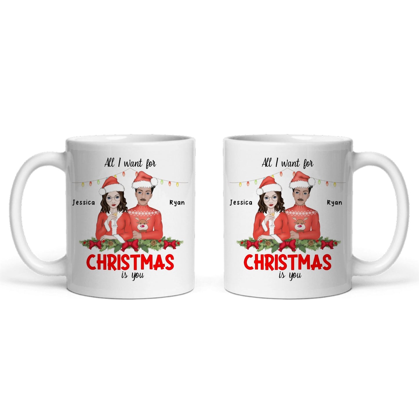 Alles was ich mir zu Weihnachten wünsche bist du Keramiktasse