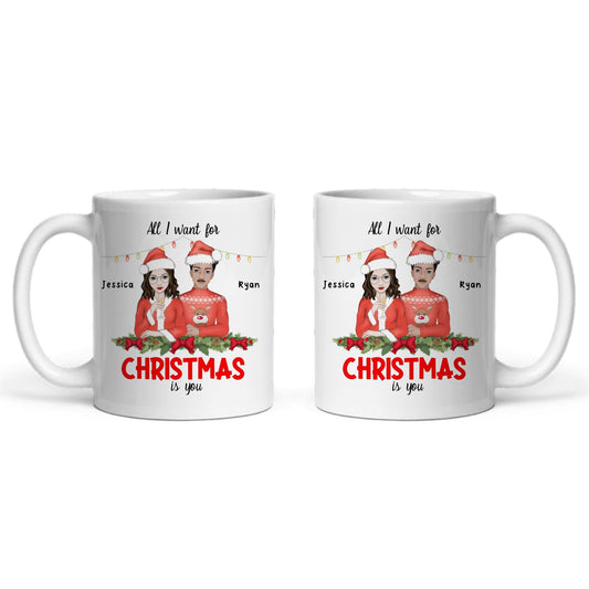 Alles was ich mir zu Weihnachten wünsche bist du Keramiktasse