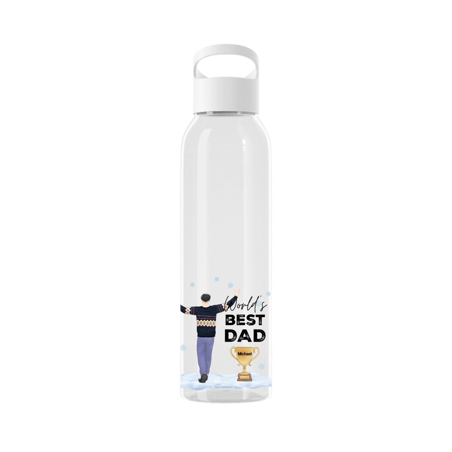 Bester Vater Auszeichnung Weihnacht Wasserflasche 650 ml