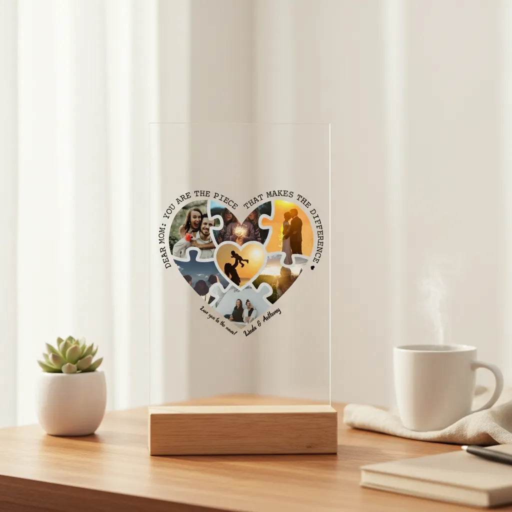 Muttertag Acrylschild mit Holzständer