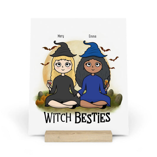 Hexenbesties Halloween Galerietafel mit Ständer