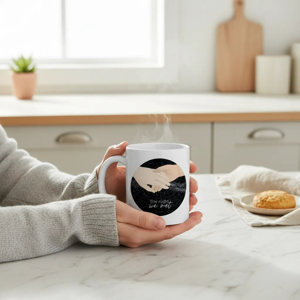 Die Nacht, in der wir uns trafen Keramiktasse