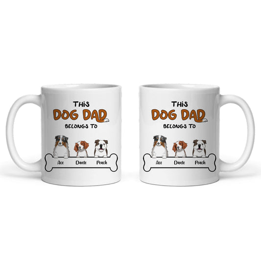 Dieser Hundepapa gehört zu Keramiktasse