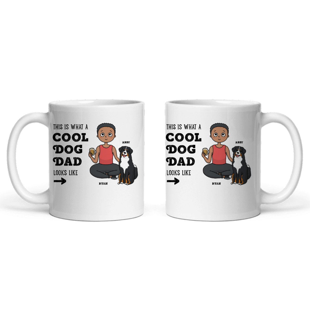 Cooler Hunde Papa Keramiktasse