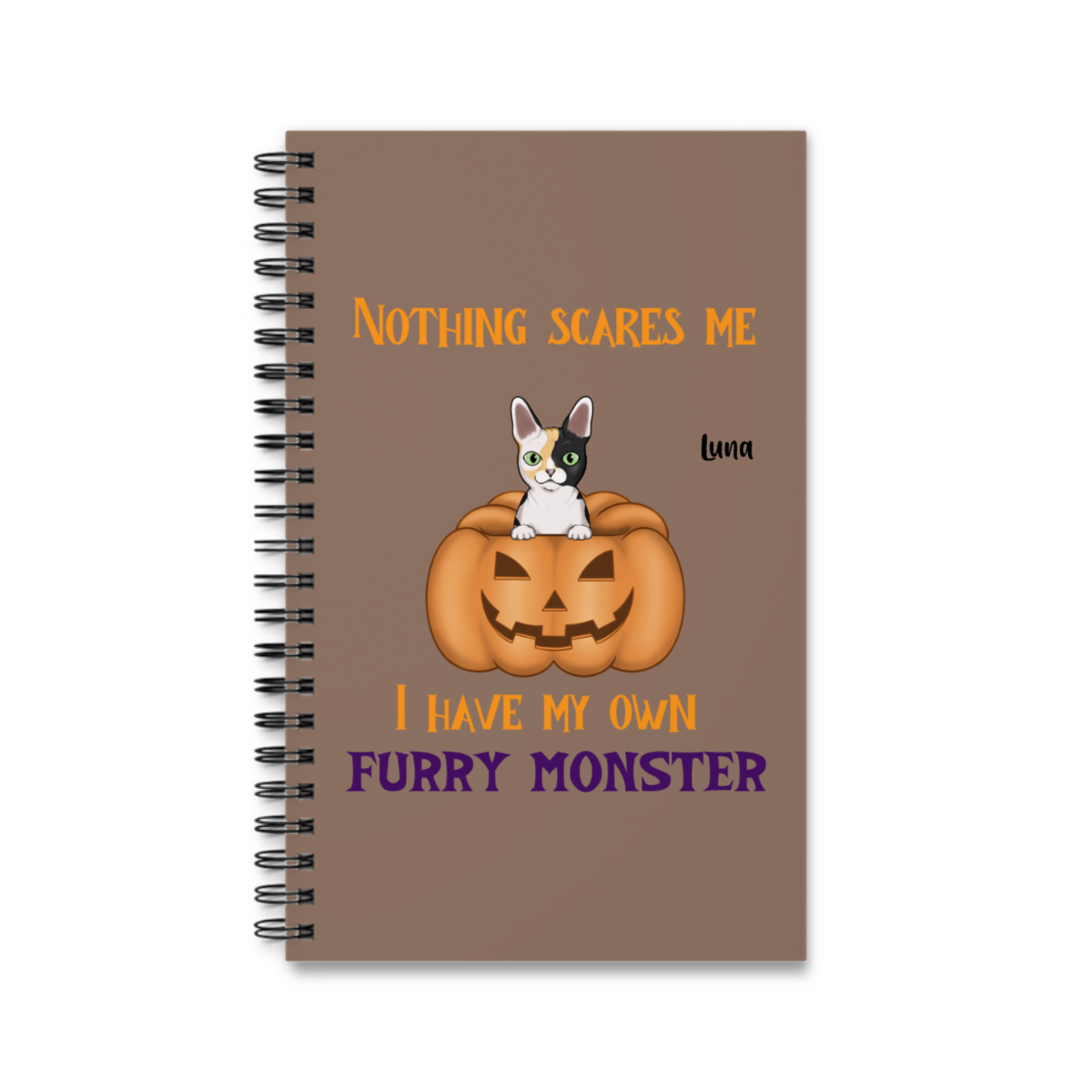 Nichts macht mir Angst Halloween Spiralnotizbuch