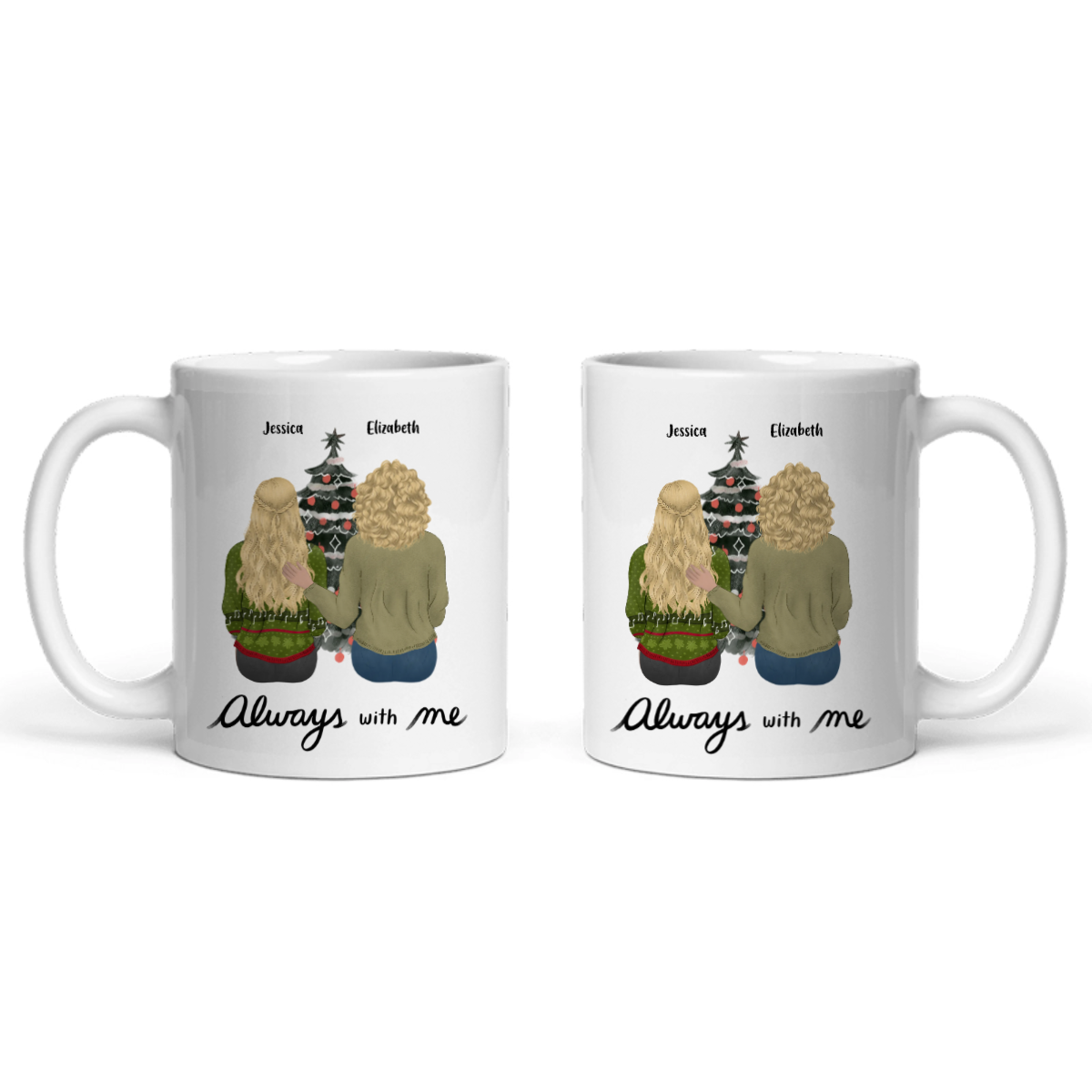 Immer bei mir Weihnacht Keramiktasse