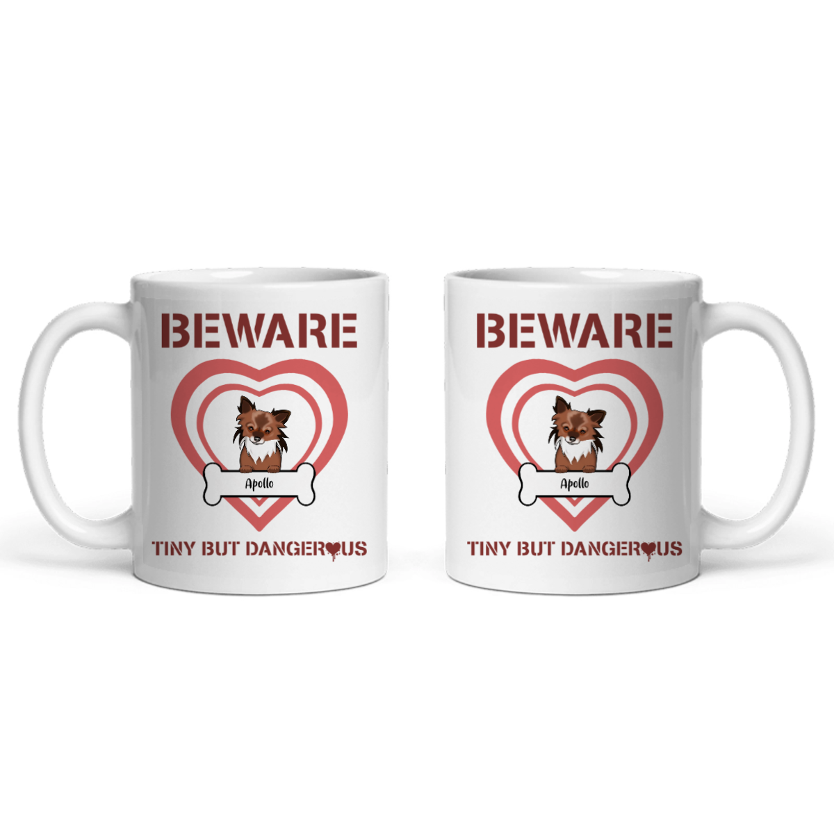 Vorsicht, klein aber gefährlich Keramiktasse