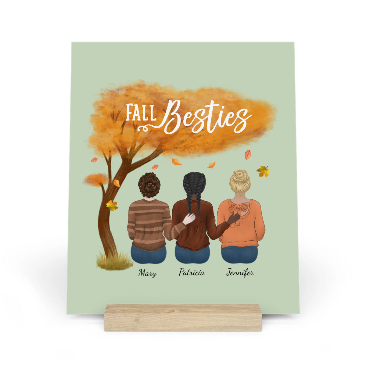 Herbst Besties Galerietafel mit Ständer