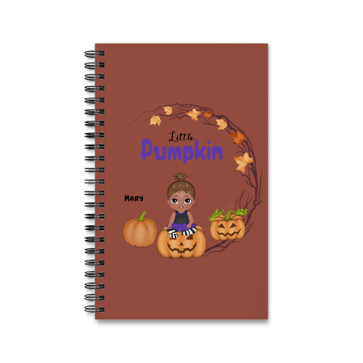 Kleines Monster Halloween Spiralnotizbuch