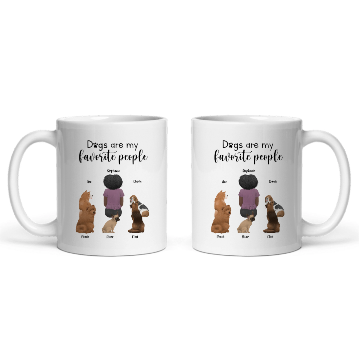 Hunde sind meine Lieblingsmenschen Keramiktasse